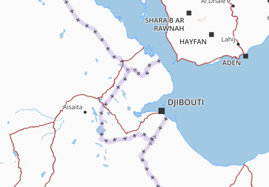 Kaart Plattegrond Tadjourah