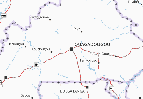 Karte Stadtplan Kadiogo