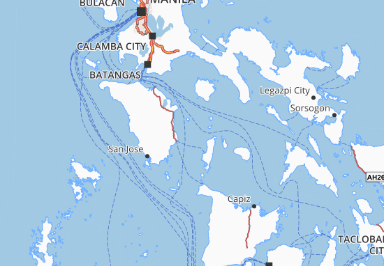 Kaart Plattegrond Pilipinas