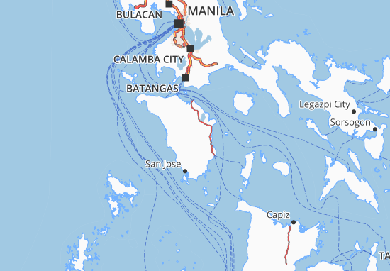 Mapa Oriental Mindoro