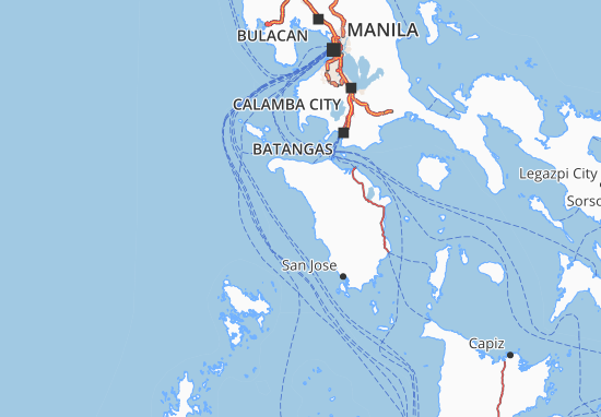 Mapa Occidental Mindoro