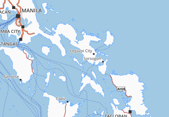 Mapa Plano Bicol Region