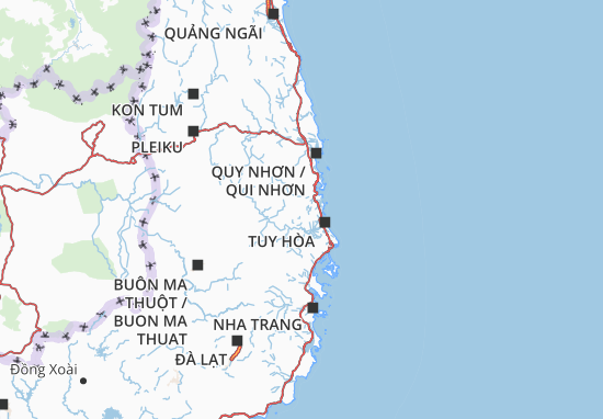 Carte-Plan Phú Yên