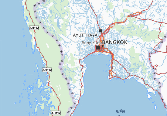 Kaart Plattegrond Samut Songkhram