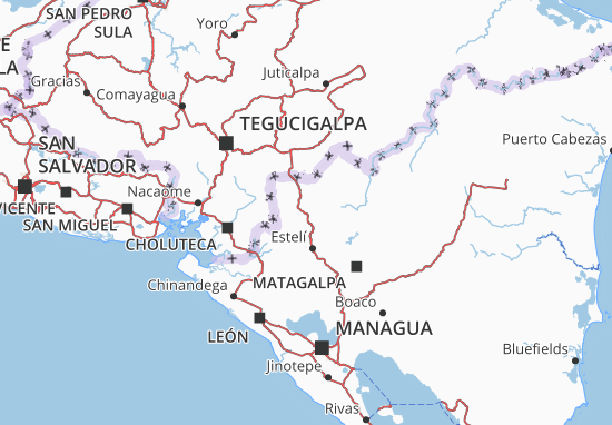 Karte Stadtplan Madriz