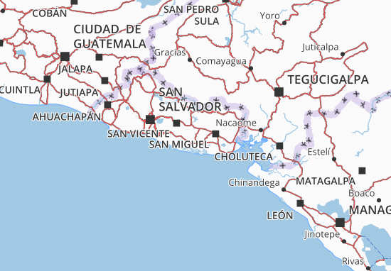 Usulután Map