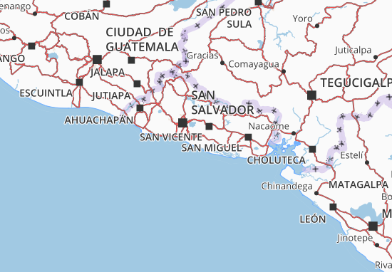 Karte Stadtplan La Paz