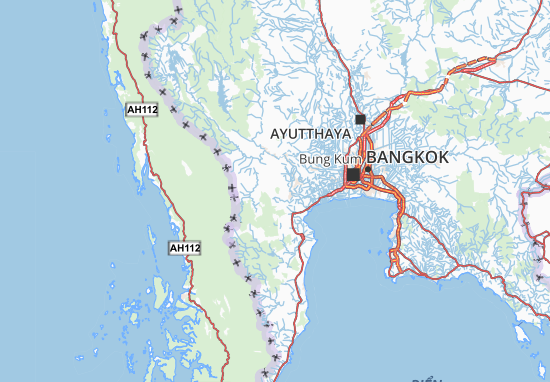 Kaart Plattegrond Ratchaburi