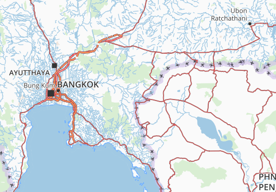 Karte Stadtplan Sa Kaeo