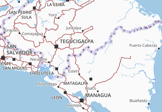 Karte Stadtplan Nueva Segovia