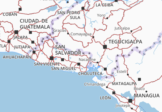 Morazán Map