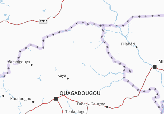 Karte Stadtplan Sahel