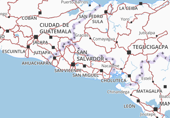 Karte Stadtplan Cabañas