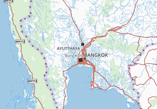 Kaart Plattegrond Nonthaburi