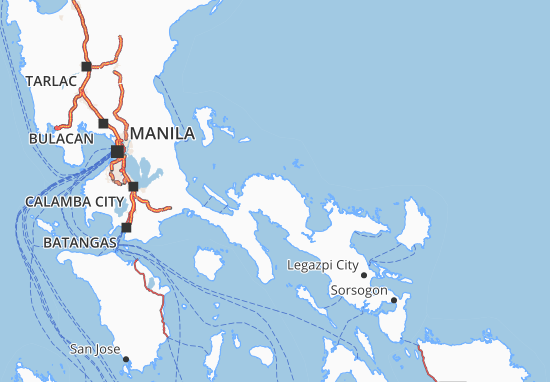 Karte Stadtplan Camarines Norte