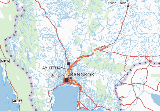 Kaart Plattegrond Saraburi
