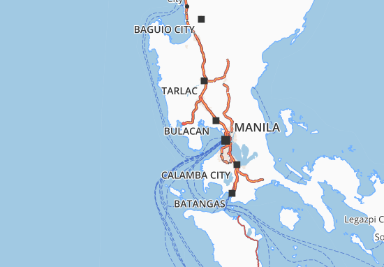 Karte Stadtplan Bataan
