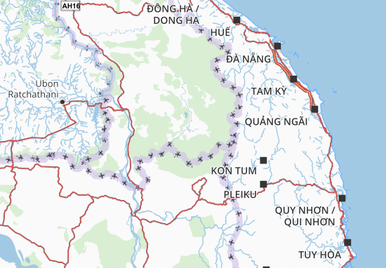Attapeu Map