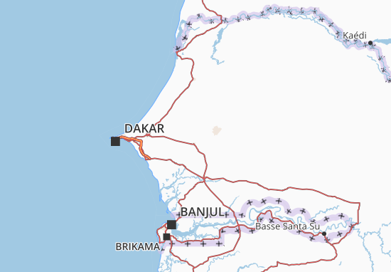 Diourbel Map
