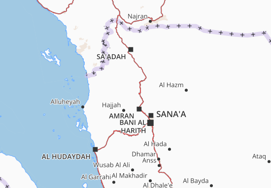 Karte Stadtplan Amran