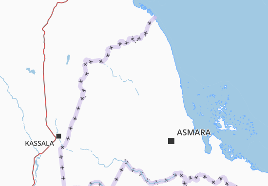 Mapa Anseba