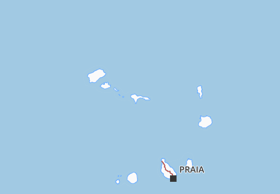 Kaart Plattegrond São Nicolau