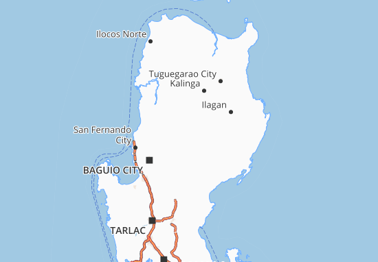 Kaart Plattegrond Ifugao