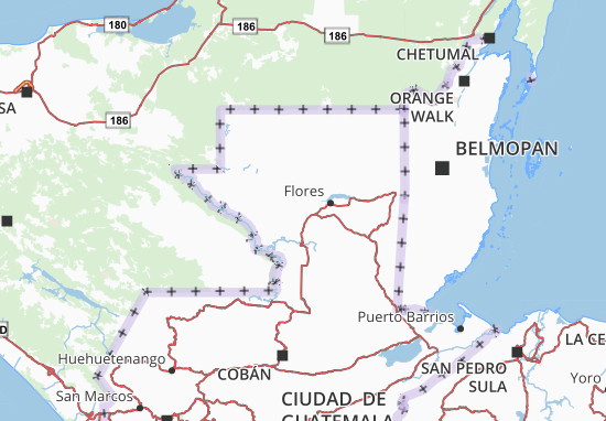 Petén Map