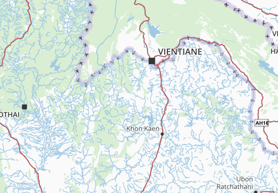 Kaart Plattegrond Nong Bua Lam Phu