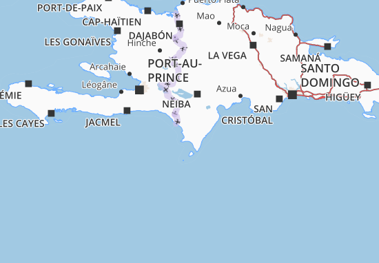 Kaart Plattegrond Pedernales
