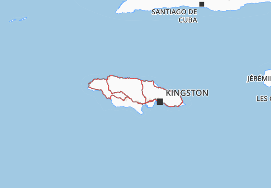Carte-Plan Jamaica