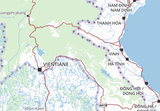 Kaart Plattegrond Borikhamxai