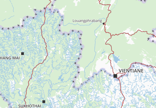 Kaart Plattegrond Xaignabouri