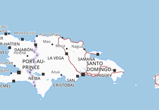 Kaart Plattegrond Duarte