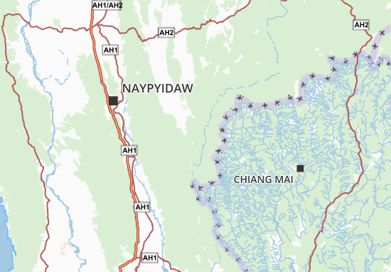 Karte Stadtplan Kayah State