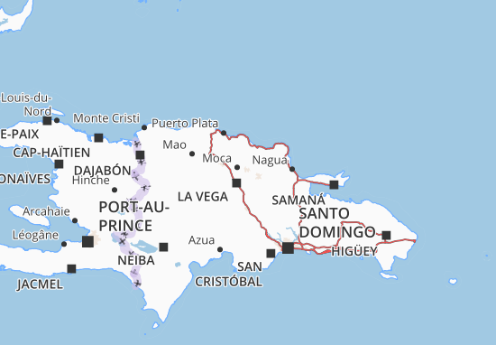 Hermanas Mirabal Map