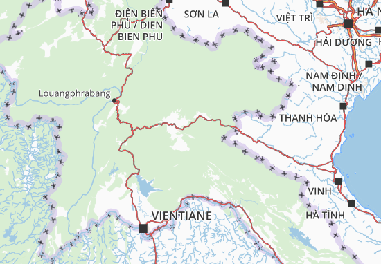 Mapa Xiangkhoang