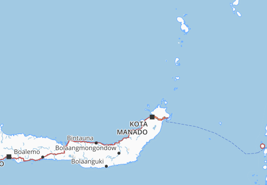 Sulawesi Utara Map