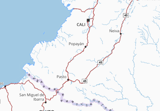 Cauca Map