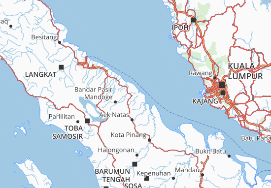 Mapa Kota Asahan
