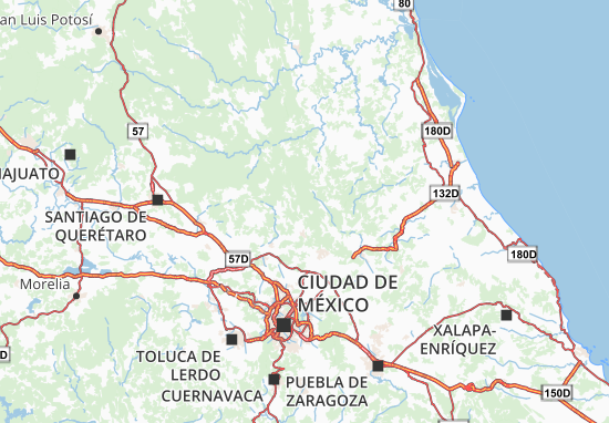 MICHELIN Hidalgo map - ViaMichelin