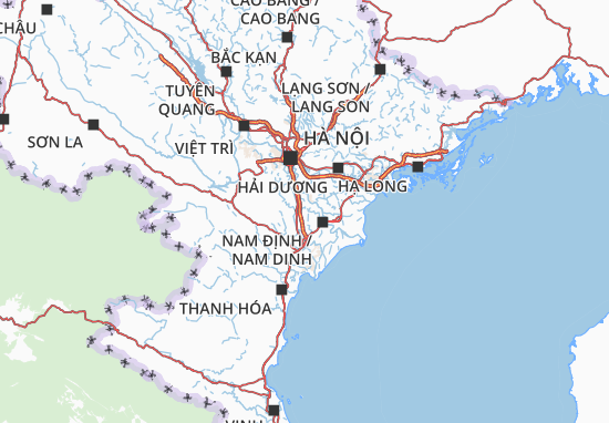 Kaart Plattegrond Hà Nam