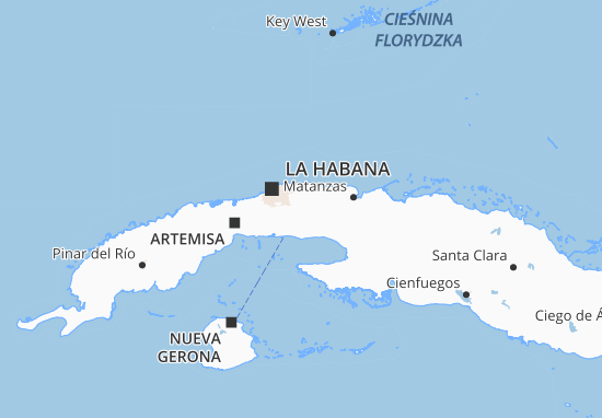 Kaart Plattegrond Mayabeque