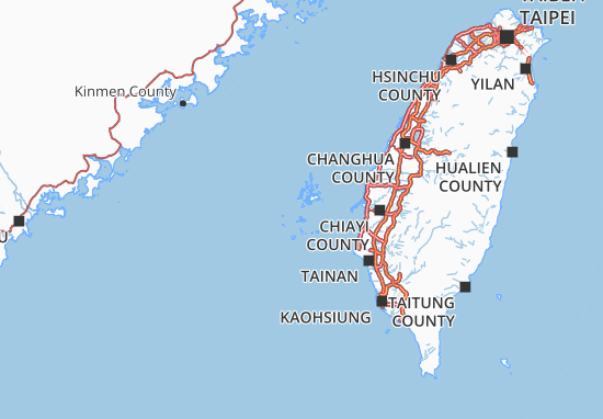 Penghu County Map