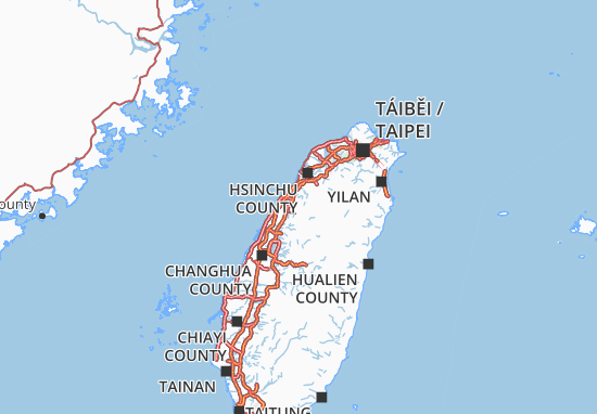 Mapa Miaoli County