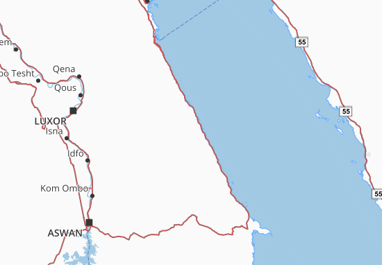 Karte Stadtplan Red Sea