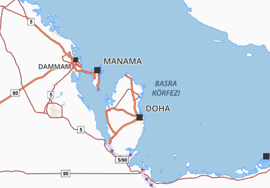 Mapa Al Khor