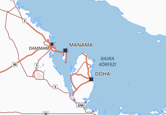 Mapa Al Shamal