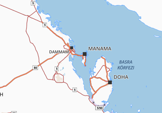Mapa Northern Governorate