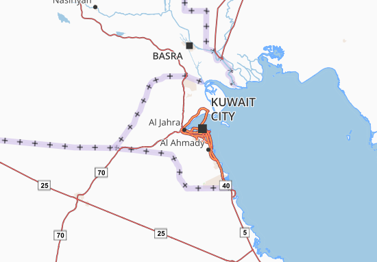 Mapa Al Jahra
